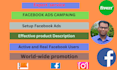 do organic facebook promotion USA and canada