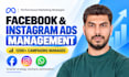 manage meta facebook and instagram ads for sales and leads