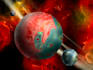 create realistic sci fi planet artwork