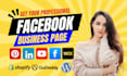 do facebook business page create and setup, social media accounts setup
