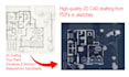 convert PDF, sketch or image to accurate autocad drawings