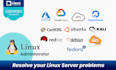 fix cloud and ubuntu, centos, debian and linux server issues