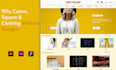 develop wix, canva, square and clothing website design