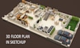 create 3d floor plan in sketchup