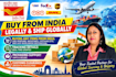 buy anything legally from india and ship globally, tracking id, quick delivery