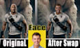 swap your head face on the movie poster