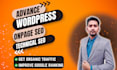 advanced wordpress on page optimization and technical SEO