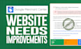fix your google merchant center website needs improvements issue