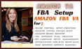 do amazon set up, ebay setup, amazon and ebay va for amazon seller account setup