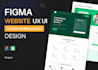 do website ui ux, figma website, figma design website, homepage, website mockup