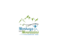design fantastically unique monkeys and mountains logo