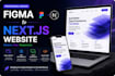 convert figma to next js website using tailwind css