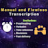 do interview transcription and transcribe audio and video transcription