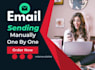 send 1000 emails manually one by one