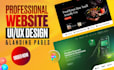 create figma website ui ux, figma mobile app design or figma landing page design
