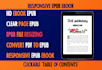 convert pdf to epub responsive ebook