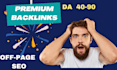provide unique, permanent, manual and premium backlinks
