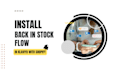 install back in stock flow in klaviyo shopify