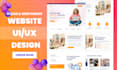 do figma website design, website ui design, figma ui ux design, website mockup