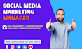 be your social media marketing manager, content creator and instagram manager