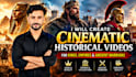 create ai viral history and bible long videos for youtube