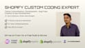do shopify theme customization, development, bug fixes, and custom coding