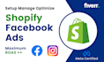 setup shopify facebook ads campaign, shopify advertising and marketing
