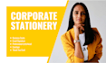 design corporate stationery with your existing logo