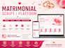 develop matrimony website and mobile app with matchmaking features