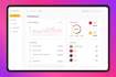 design web app, admin panel dashboard UI in figma