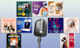 do a creative podcast cover art