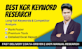 do best kgr keyword research long tail key word and niche research services