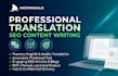 do professional translation and SEO content writing