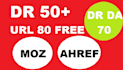 increase domain rating dr 50 plus ahref