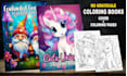 create coloring book for children and adults for kdp and etsy