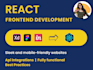 convert your figma, image, PDF to react js and tailwind CSS, bootstrap