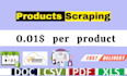 scrape and import products from woocommerce to shopify or shopify to woocommerce