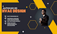 design hvac system , autocad 2d with cooling load calculation