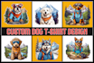 create amazing custom dog t shirt design