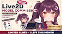 create a custom live2d vtuber model