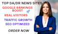publish guest posts on high da news sites with powerful SEO backlinks