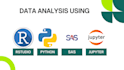 do data analysis, science with jupyter notebooks in python and rstudio