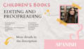 edit and proofread your children book, in spanish
