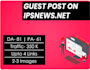 do guest post on ipsnews