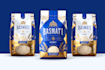 design rice bag packaging with print ready dieline and 3d mockup