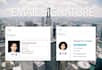 create simple clickable HTML signatures and business cards