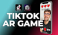 create a tiktok game filter with effect house