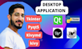 develop efficient python gui projects, tkinter, kivy, kivymd and pqt5