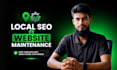 do monthly local SEO and wordpress website maintenance