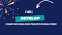 develop c sharp and visual basic projects in visual studio
